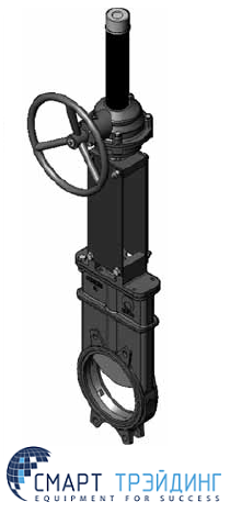 Задвижка шиберная CMO K-01-R-E  DN50 (редуктор)