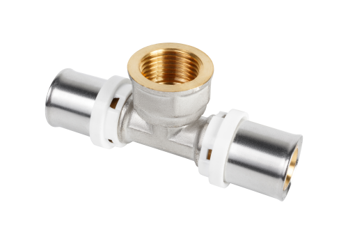K-FLEX пресс-фитинг тройник с внутренней резьбой 16х1/2″ мм